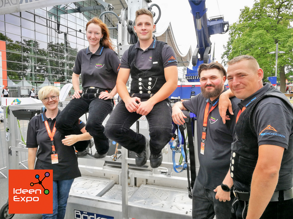 dachdecker auf der ideenexpo